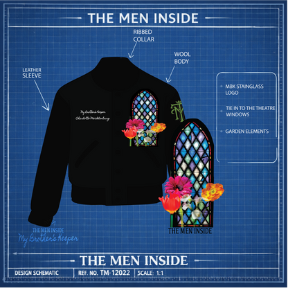 The Men Inside – Stain Glass Varsity Jacket