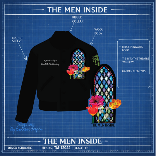 The Men Inside – Stain Glass Varsity Jacket