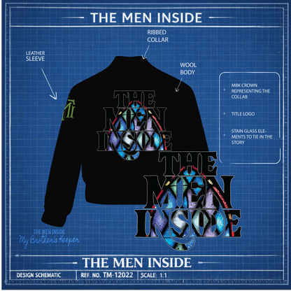 The Men Inside – Stain Glass Varsity Jacket